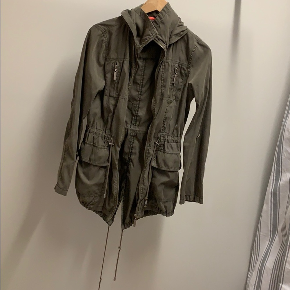 Army Green Rain Jacket